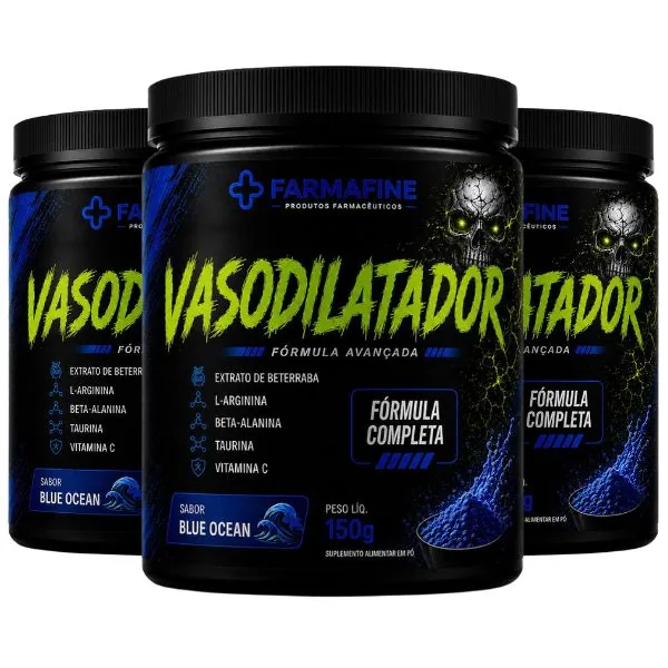 Vasodilatador Farmafine — 3 potes